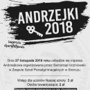 Plakat Andrzejki 2018 